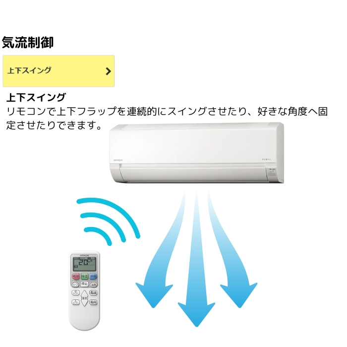 【本体のみ】日立 白くまくん AJシリーズ RAS-AJ2525S-W 8畳用 ルームエアコン